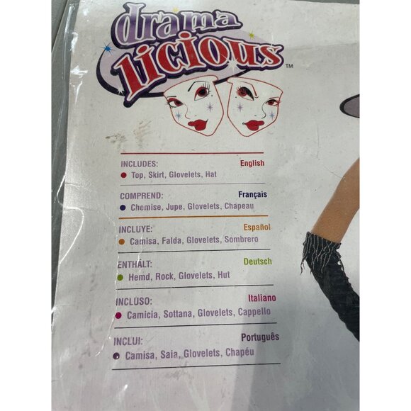 Witch Costume Teen Size 2-6 Rubies Midnight DramaLicious Black Velvet Silver NEW - Picture 4 of 10